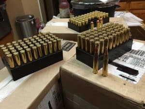 We offer pawn loans on complete boxes of ammo